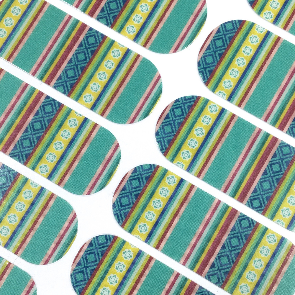Jamberry Norwegian Sweater Nail Wraps, HE, Full